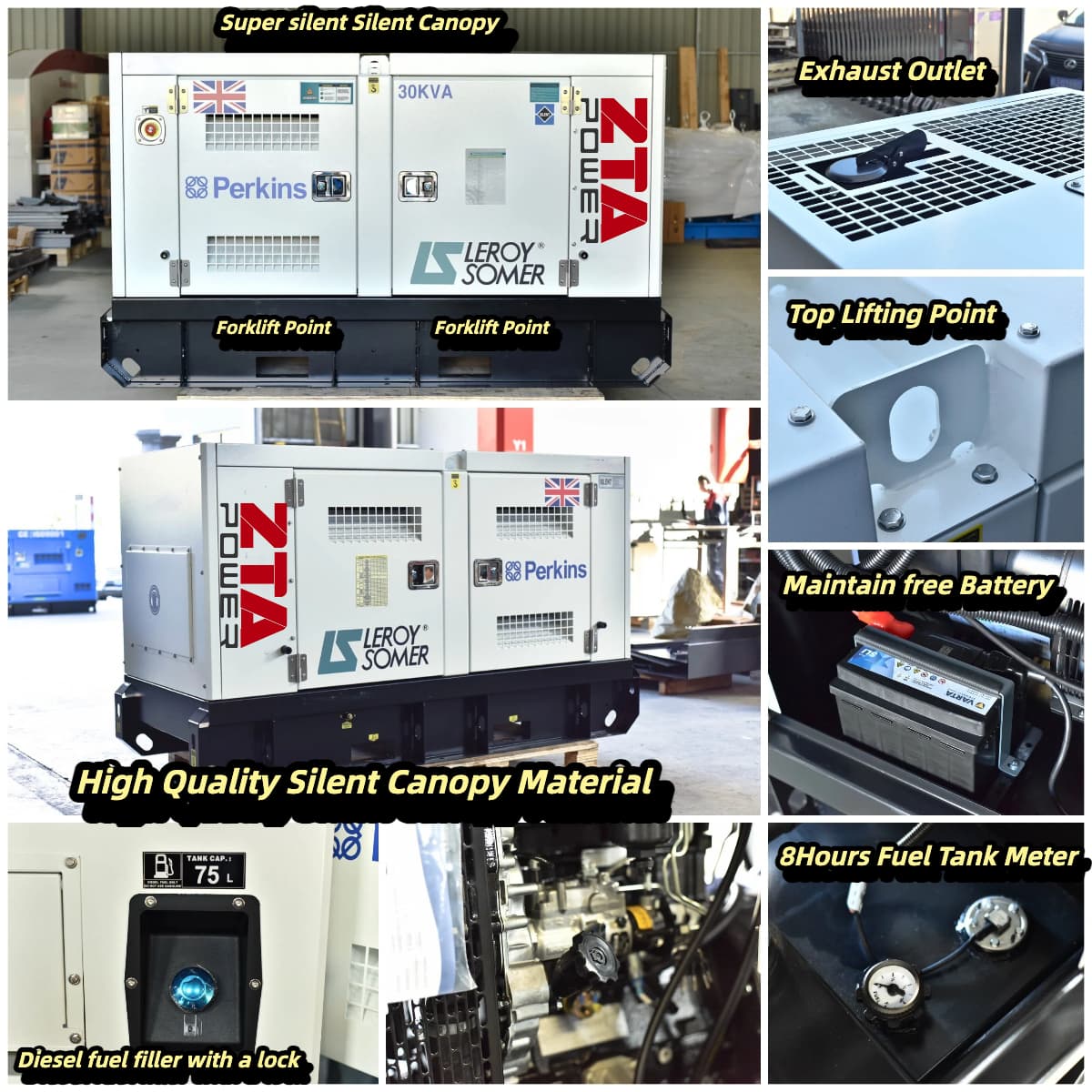 Perkins Silent Genset Supplier